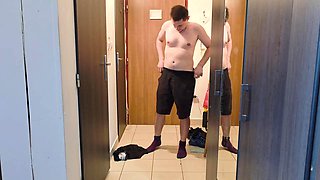 Fap man93 Smokes and Sips Coffee Naked on Exhibitionist Balcony