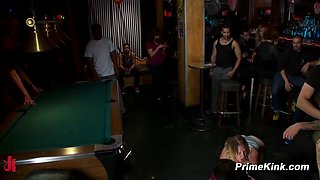 Sasha Knox Public Bar Disgrace