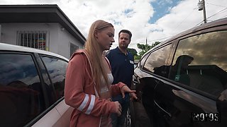 Jimmy's Wild Car Passion in a Public Sneaky Encounter