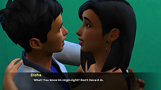 Insimology - Gameplay - Roleplay - Stepbrother Tooks Virginity of Stepsister at Bathroom