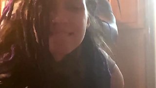 Curvy latina chick enjoys the full length of her black boyfriend's rod