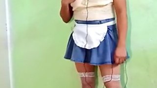 Short videos with sexy and transgender clothes.