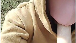 Japanese Hentai Schoolgirl In The Woods Squirts Herself To Exhaustion
