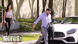 Sexy Tattooed Beauty Melody Fox Sucks Her Sugar Daddy's Cock