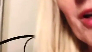 Cumming on My Clear Dildo