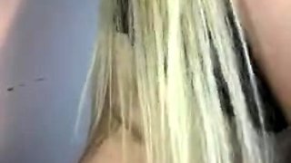 Amateur Webcam Cute Teen Plays Solo with Big Dildo