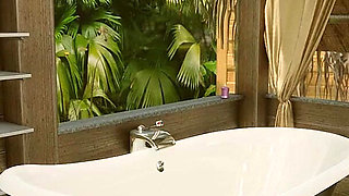 I'm a Cuckold, My Wife Sucks a Big Black Cock by the Pool on the Beach