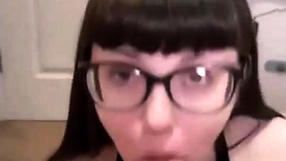 Blowjob cumshot whore gargles pov bukkake fetish cum