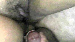Best Cum Eating Cuckold You Ever Seen, Husband Films His Wife Getting a Shower of Massive Cum