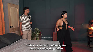 I Fuck My Busty Stepmom for Sharing the Hotel Bed