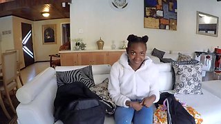 This AMATEUR EBONY 18YO fashionista held the pose