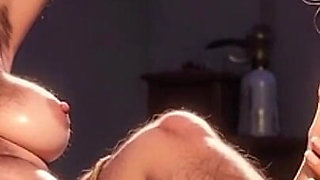 Nurse Sucking Old Granny Feet in Bondage - Nursing Home Fetish