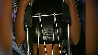 Ggg John Thompson - Chained Swallowing Slut in Cellar Gangbang