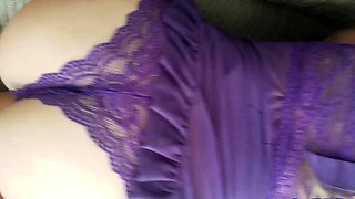 Blonde Amateur Bent Over and Fucked After Masturbating