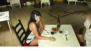 Public Restaurant Orgy: Hot Licking & Fucking with Sarah Kelly & Alexandra Wett