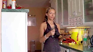 Samantha B. Goes Wild as Cute University Lesbian in Park
