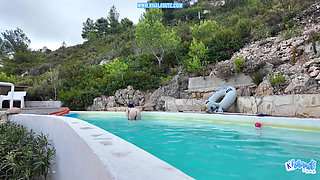 I Fuck the Guy From the Pool in Marseille - Voyeur POV Hard French Fuck