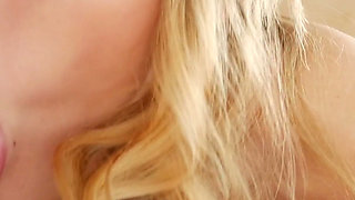 My Teen Blonde Stepdaughter Kasey Miller Deepthroats and Swallows Cum