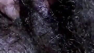 Finger Hairy Ass and Tease Clit