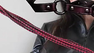 Domlady Mia - Punishment of Terror for the Slave - Whipped on the Stretching Rack and at the Ceiling Bar - Part 4