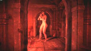 Alcina Dimitrescu nude from Resident Evil 8 Village RE8