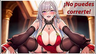 She Removes The Cage... But Won't Let You Escape! Spanish JOI Hentai