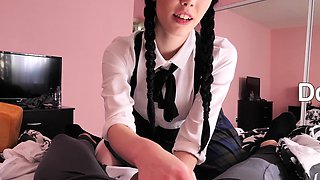 Big ass petite schoolgirl stepsis railed