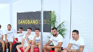 Lina Arian Joy Takes Seven-Man Airtight Gangbang