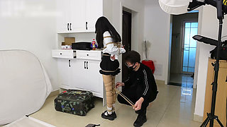 The Rope Restraints of the Stocky Girlfriend, Experiencing the Ultimate Restriction of the Rear Hand