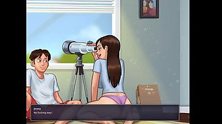 Big Hot Aunty Sex Scene in Summertime Saga - Hottest 3D Cartoon Animation