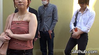 Petite Japanese slut Marimotoyama gets fucked hard on public bus