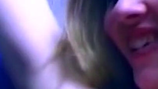 Blonde Babe Stuffs Mature Brunette with Dripping Dildo Action