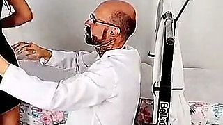 A Naughty Woman Goes to the Gynecologist to Have Sex!