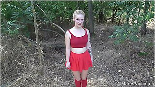 Nymphomaniac Got Caught, Stranger Gives Her A Double Load Of Cum. Anal Creampie, Atm Facial
