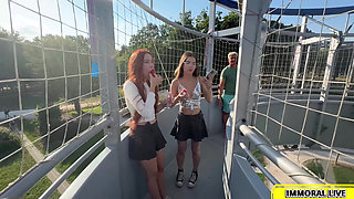 POV Foursome After Boat Ride with Mia Mi & Megan Murkowski