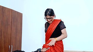 Hot Indian teacher teaches Kama Sutra to student