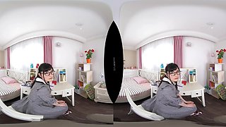 Japanese vr students share glasses intimate pov thrills