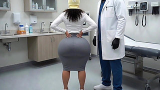 Petite Big Ass Secretary Teasing in Tight Office Outfit