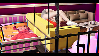 High-stakes Submission - Yumeko Jabami Ravaged and Filled on a Sofa in a Raw Kakegurui Hentai Scene