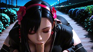 Tifa Lockhart shows huge boobs getting pounded with passion