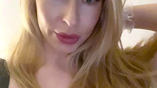 Big Boobed Blonde Masturbates With A Dildo In The Bathroom