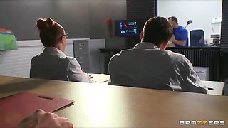 Horny hospital interns get caught fucking