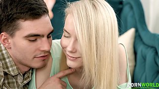 Young Stud Analyzes Teenage Girlfriend Polly White After School GP2612 - AnalVids