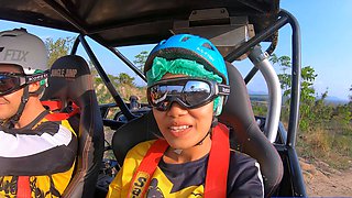 Off roading and Thai GF anal sex at home