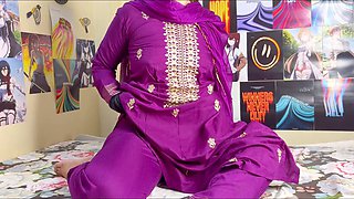 Intense missionary vaginal and anal sex with a chubby Indian chick