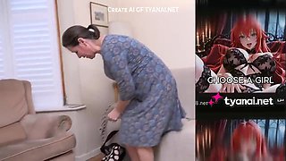 Mature Eva Jayne Satisfies Pizza Guy With Body In Kitchen Desire