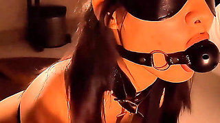 Blindfolded & Bound Wife Crawls to Suck Husband’s Cock 230422