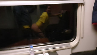Extreme Sex on the Train: Fucked a Young Beauty Stepsister in First Class Coupe Sex Dada Deville