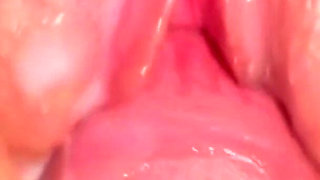 Fuck with My Roommate and Cum on Shaved Pussy