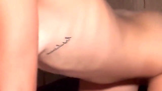 Creampie and Hard Cocks From 24cm to Blonde with Skinny Body, I Shove a Dildo Down Her Anus